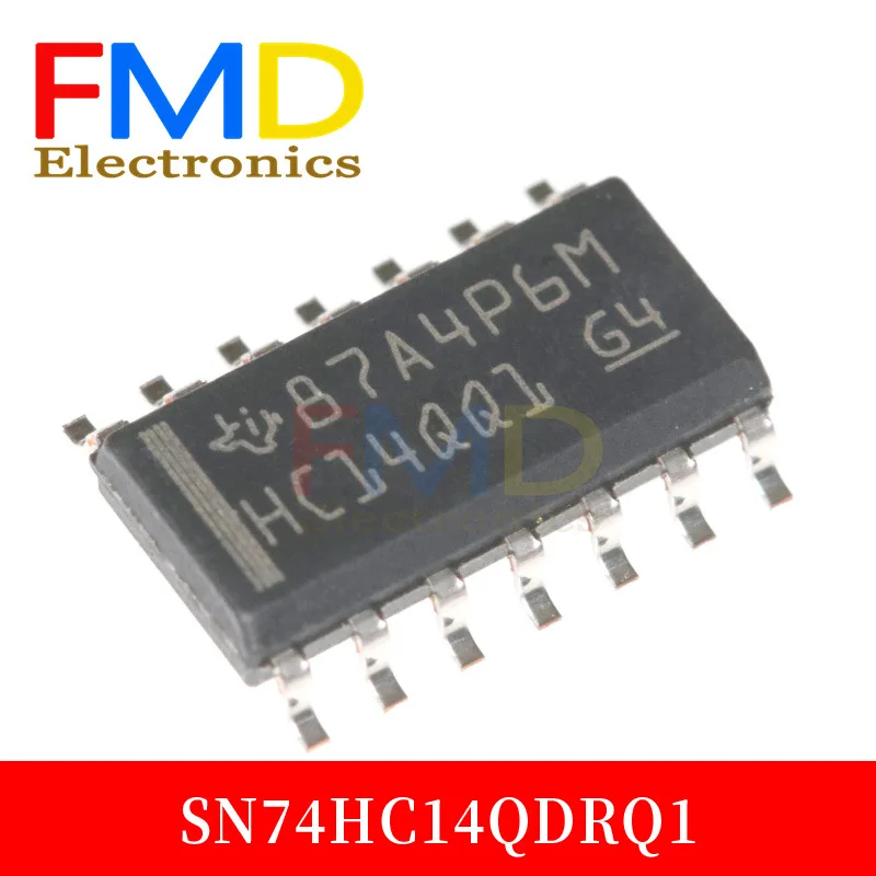 5PCS/LOT New agent SN74HC14QDRQ1 patch SOP14 six-way Schmitt trigger inverter logic chip