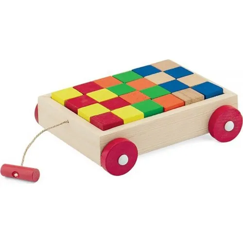 

Parstek Boxed Wooden Colorful Cube Block Car