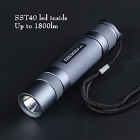 Convoy S2 Plus SST40 Flashlight Linterna Led 1800lm Camping Lantern 18650 Flash Light Tactical Lamp Zaklamp Lampe Torche Latarka