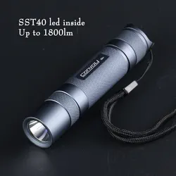 Convoy S2 Plus SST40 Flashlight Linterna Led 1800lm Camping Lantern 18650 Flash Light Tactical Lamp Zaklamp Lampe Torche Latarka