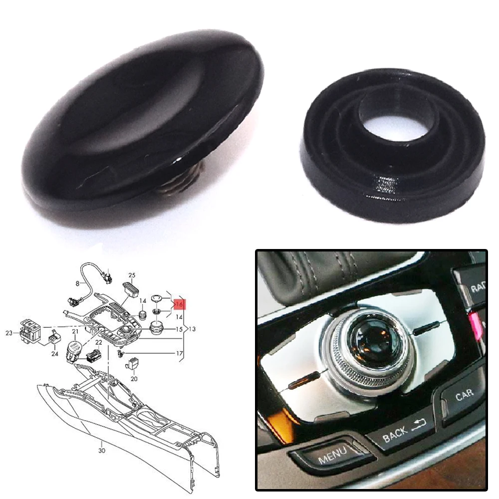 

MMI Knob Joystick Button Repair Kit 8K0998068 8K0998068A Replacement for Audi A4 A5 Q5 Q7 S4 2013 2014 2015 A6 S6 Accessories