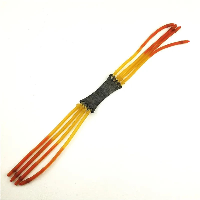 1pcs Slingshots Natural Latex Elastic Resilient Tube for Tactical Slingshot Catapult 2050 8 strips powerful rubber band