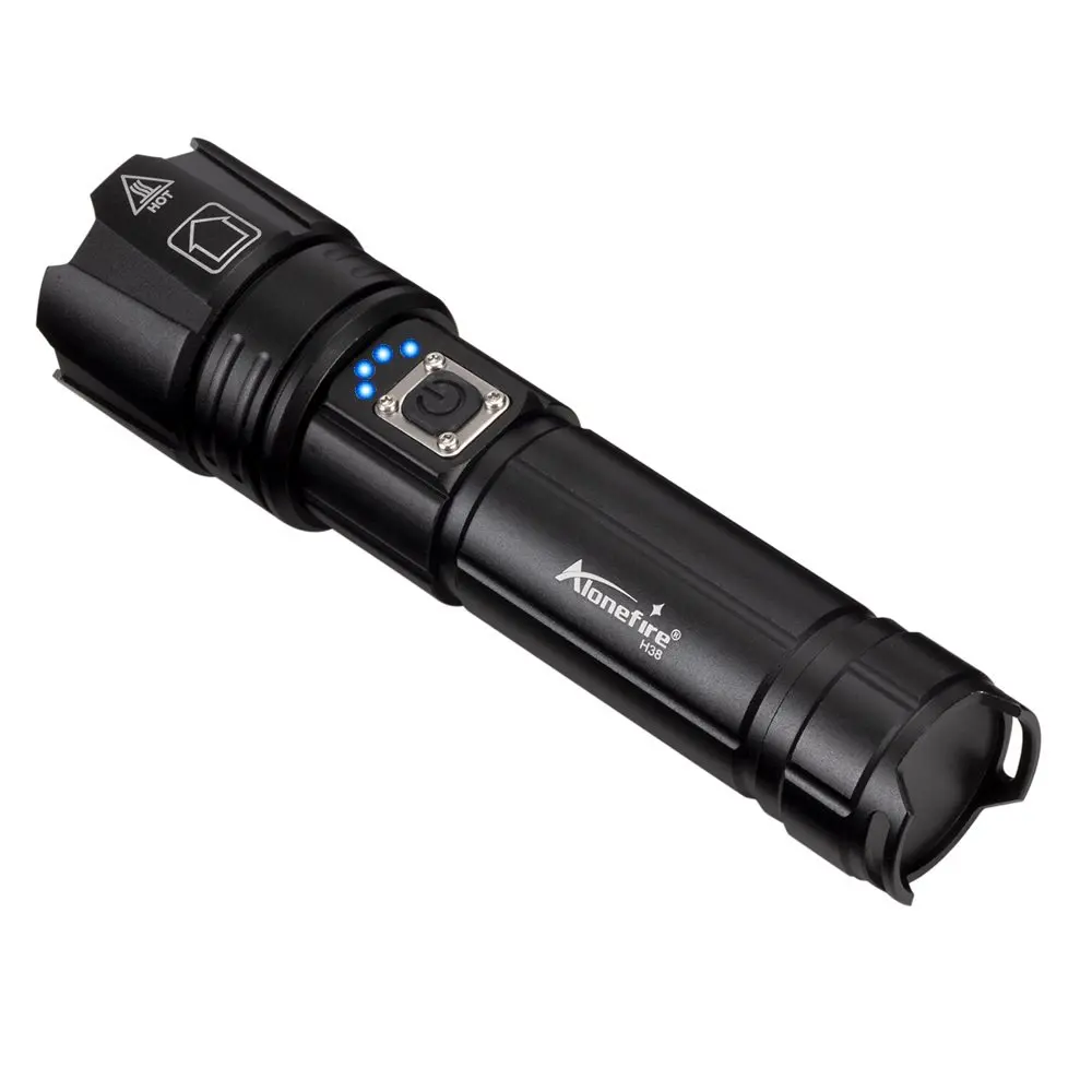 Alonefire H38 Lamp xhp70.2 most powerful flashlight Tactical Torch Waterproof Telescopic Zoom Lantern Camping