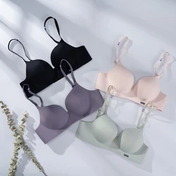 Sexy Deep U Bras For Women Push Up Lingerie Seamless Wireless Bralette Fashion Comfortable Brassiere Female Underwear Intimates