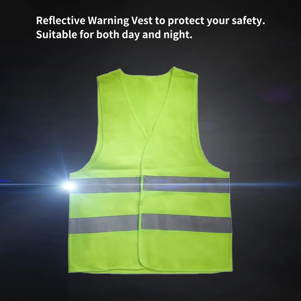 Vest Yellow Orange Blue Green Color Reflective Fluorescent Outdoor Safety Clothing Running Ventilate Safe High Visibility