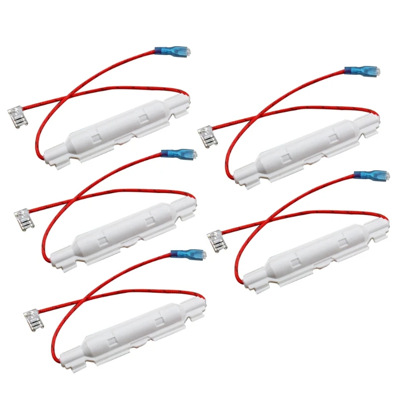 5 Pcs Microwave Fuses 0.65A/0.7A/0.75A/0.85A Microwave Oven Fuses with Tube Home Kitchen Cooking