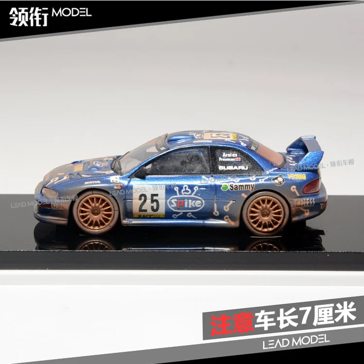 VIP 1/64  Impreza WRC S6 SRT #5 limited collection die cast resin car model ornaments