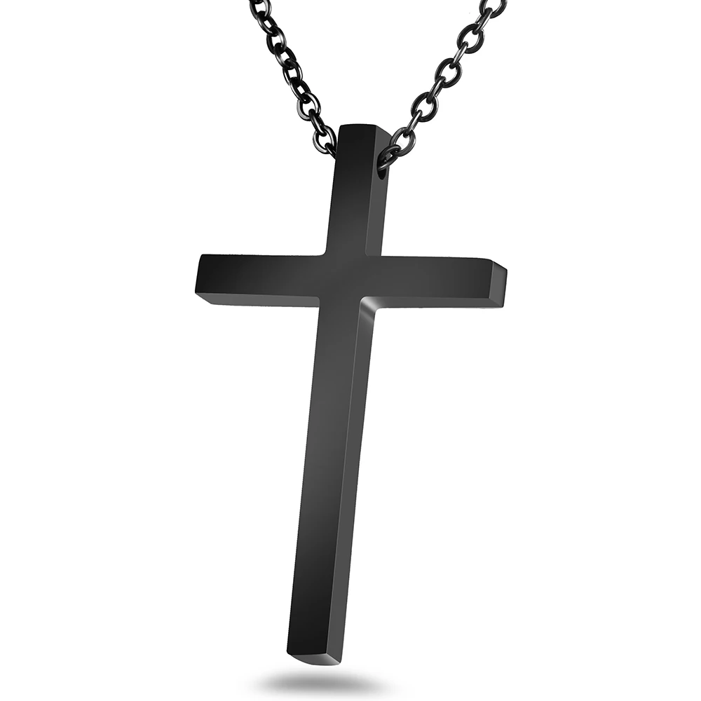 Stainless Steel Necklaces The Witcher Big Cross Pendant Rock Gothic Men Chain Choker Fashion Necklace For Women Jewelry Gifts