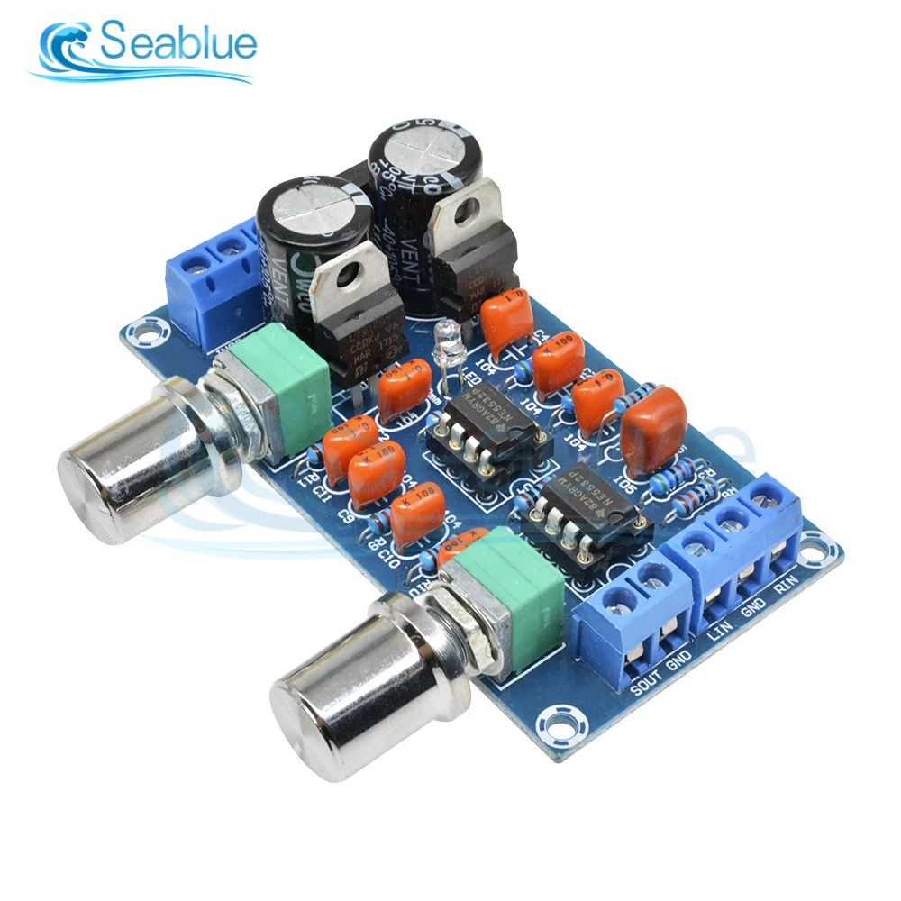 NEW AC 9V-15V NE5532 Low Pass Filter Board Subwoofer Volume Control Board Amplifier Module