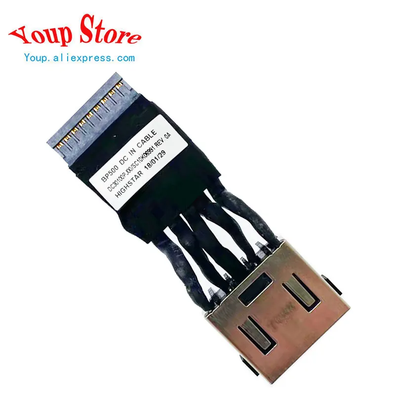 New Original For Lenovo Thinkpad P50 P51 P52 BP500 EP520 DC IN Power Jack Cable DC30100PJ00 DC30100RS00 DC30100RT00