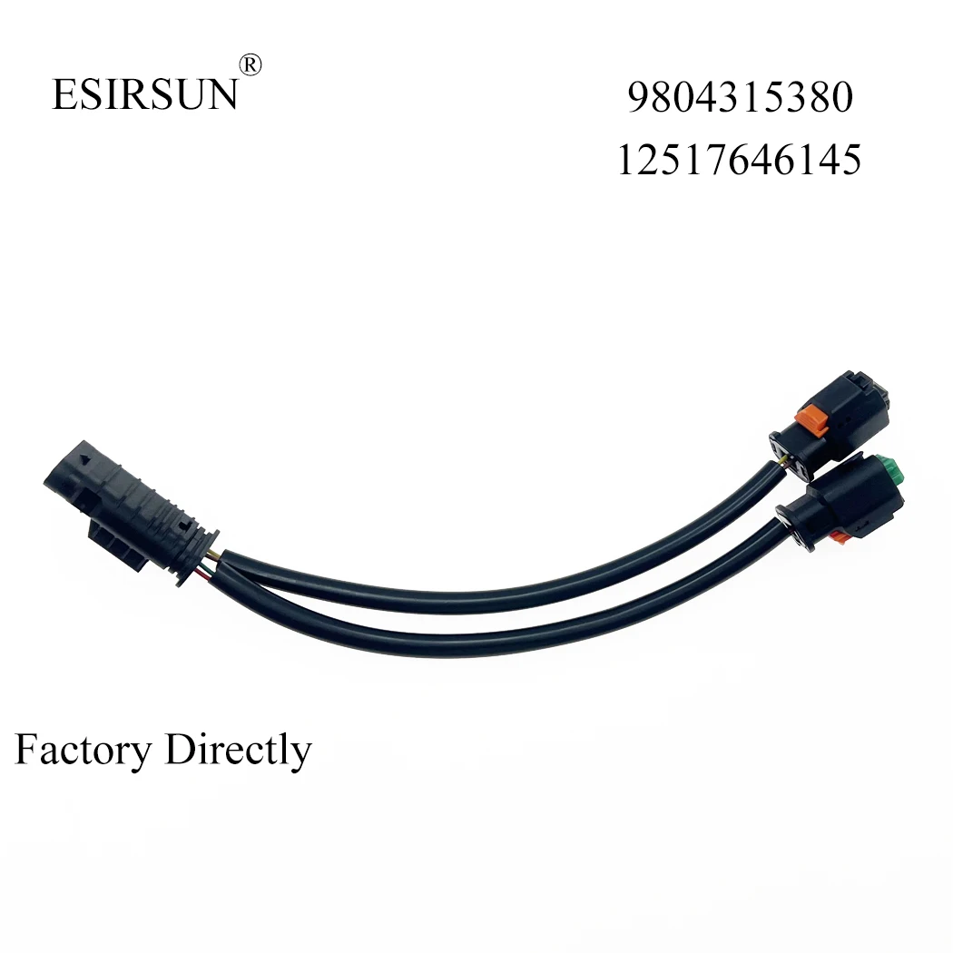 ESIRSUN Transmission Wiring Harness Connector For Peugeot 207 308 Citroen C4 C5 MINI Temperature Sensor  9804315380 12517646145