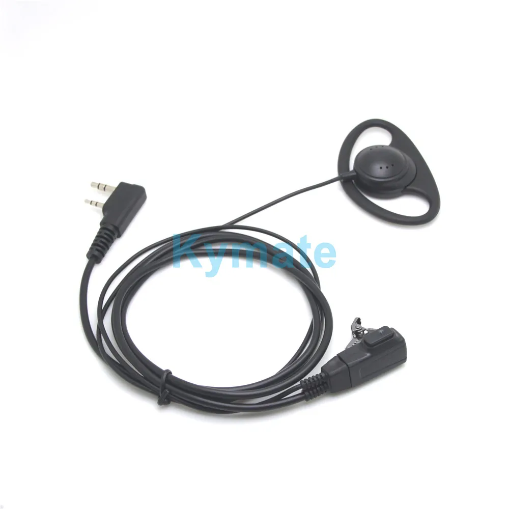 

D-type Earhook Earpiece Headset Walkie Talkie Headphone For Kenwood TK3160 3107 Baofeng UV-5R UV5R UV-82 888S RETEVIS H777/RT22