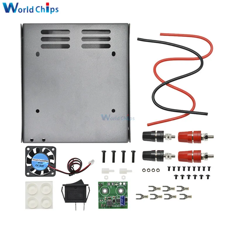 DIY Case Shell for DPS5015-USB DPS5020-USB DPS3012 DPH3205 Constant Voltage Current Converter Power Bank Box Shell LCD DIY KIT