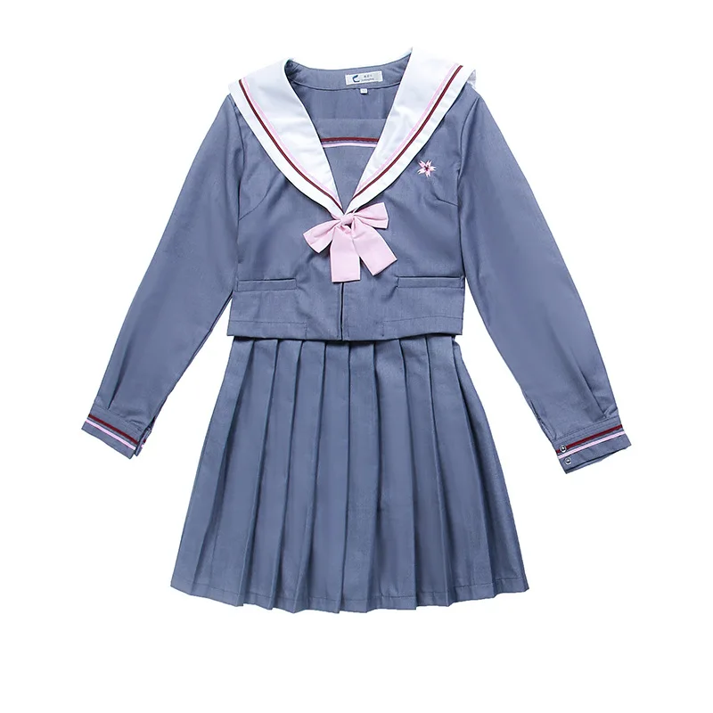 2020 New Girl's Summer High Waist Pleated Skirts Plaid Skirts Women Dress For JK School Uniform Students Cloths