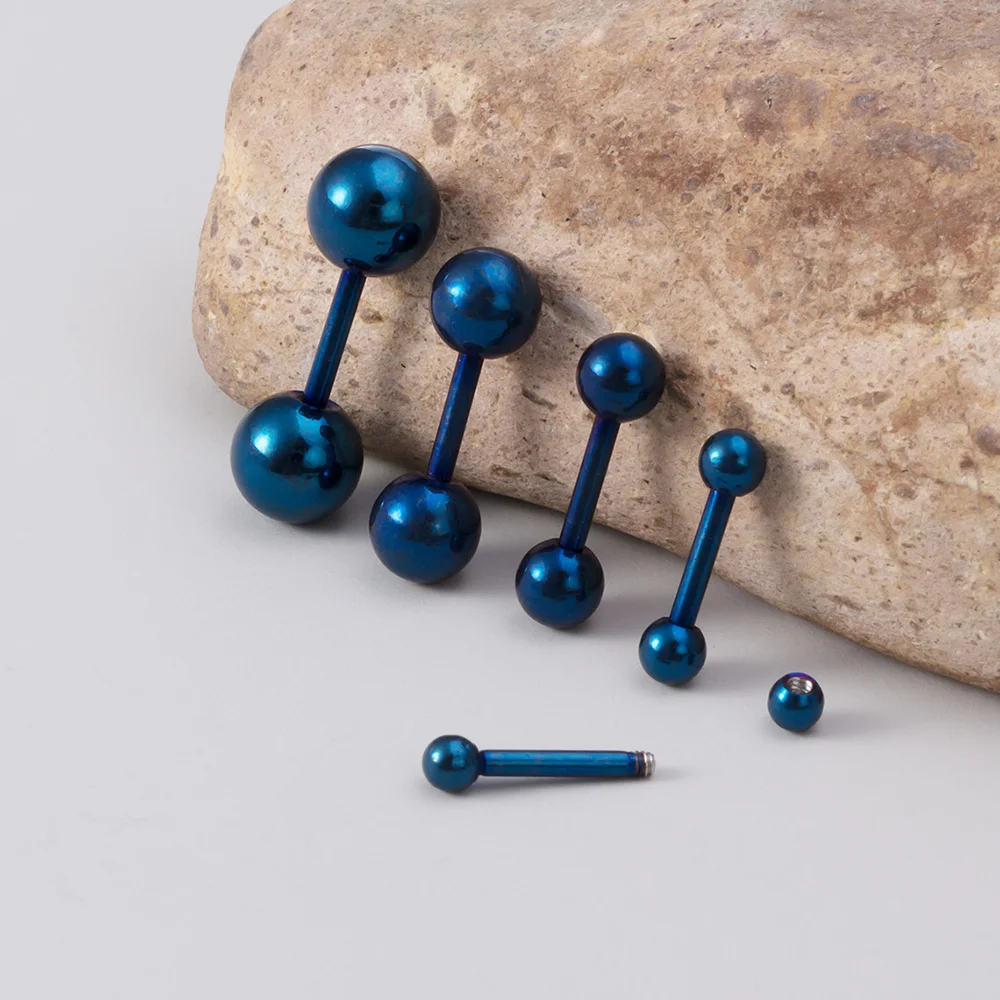 5 Stücke 2,5/3/4/5/6mm Kugeln Knorpel Helix Ohr Piercings Tragus Kugel Ohrstecker Chirurgenstahl Barbell Ohrring Mode Körperschmuck 16G – Detail 9
