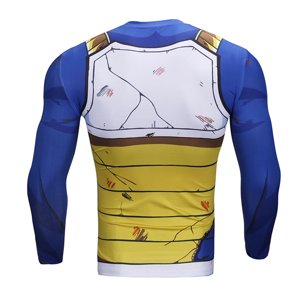 VEGETA IN BATTLE Dragonball Z Angemon Fitness Quick Dry Pant Tight 3D shirt Cosplay Costume Hot Anime Cosplay for Halloween