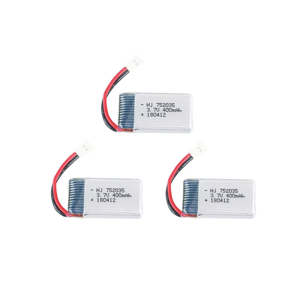 H31 Battery 3.7v 400mah Lipo battery for X4 H107 H31 KY101 E33C E33 U816A V252 H6C RC Drone Spare Parts 3.7v 752035 Battery