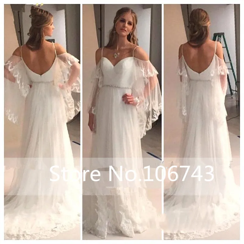 Vestido De Noiva 2021 Bohemian Sexy sweetheart Boho Beach bridal gown robe sur mesure Casamento lace Bespoke Wedding Dresses