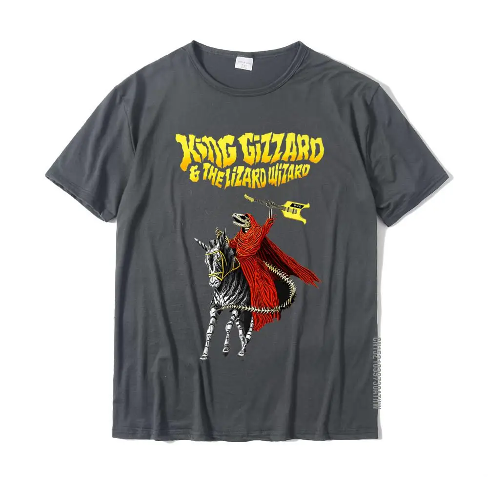 King Funny Gizzard The Lizard Gift Wizard Premium T-Shirt Tees Funny Fitness Tight Cotton Young T Shirt Printing