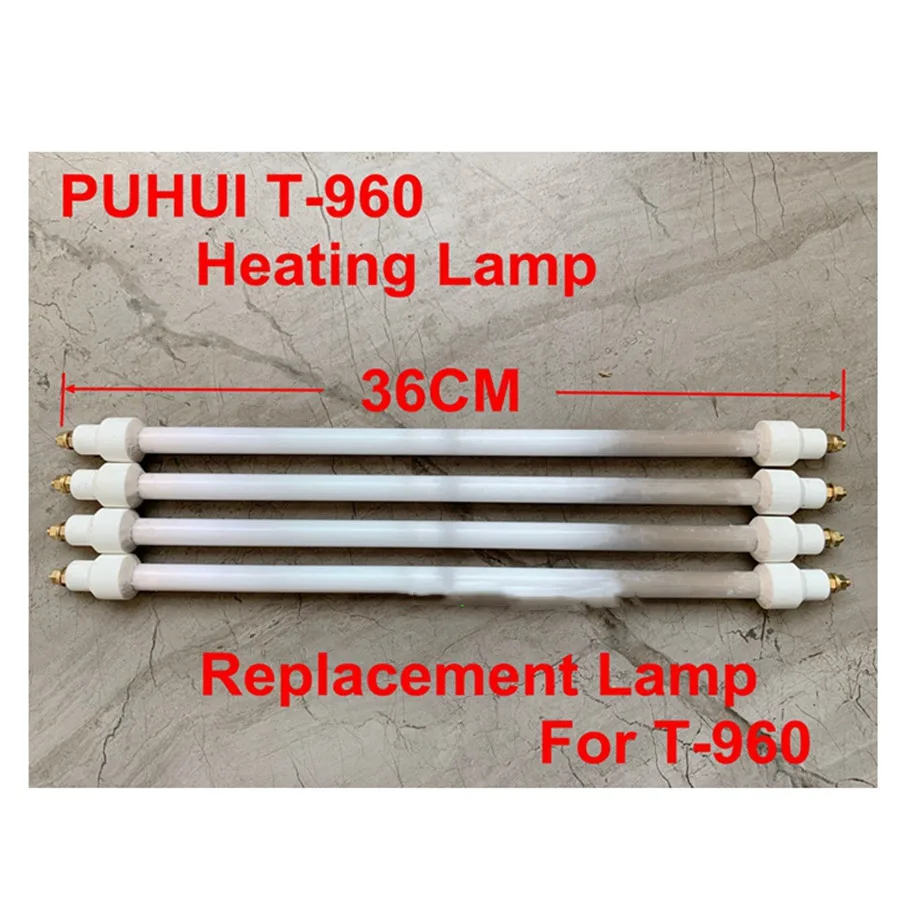 

PUHUI T-960 Reflow Oven Heating Lamp Pipe T960 Reflow Wave Oven Bulb Heating Pipe Accessory T-960 Replacement Heated Lamp Tube