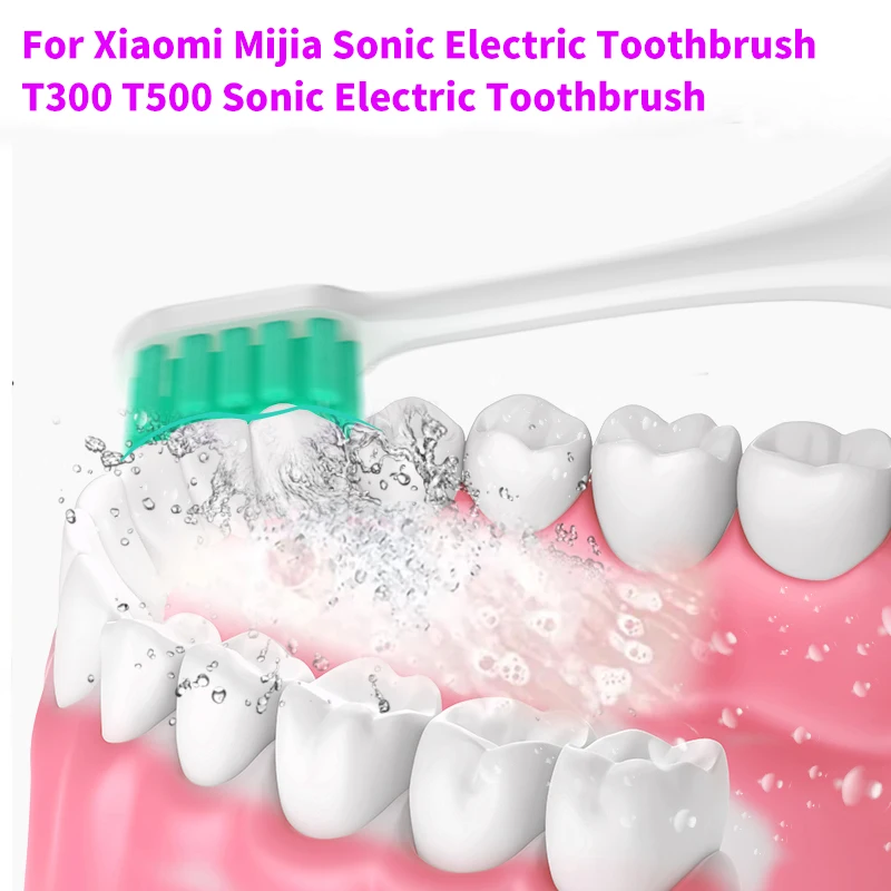 Đầu Bàn Chải Thay Thế Cho Xiaomi MiJia T300 Và T500 Đầu Bàn Chải Đánh Răng Đi Kèm Với Đầu Bàn Chải Đánh Răng Mũ Lưỡi Trai