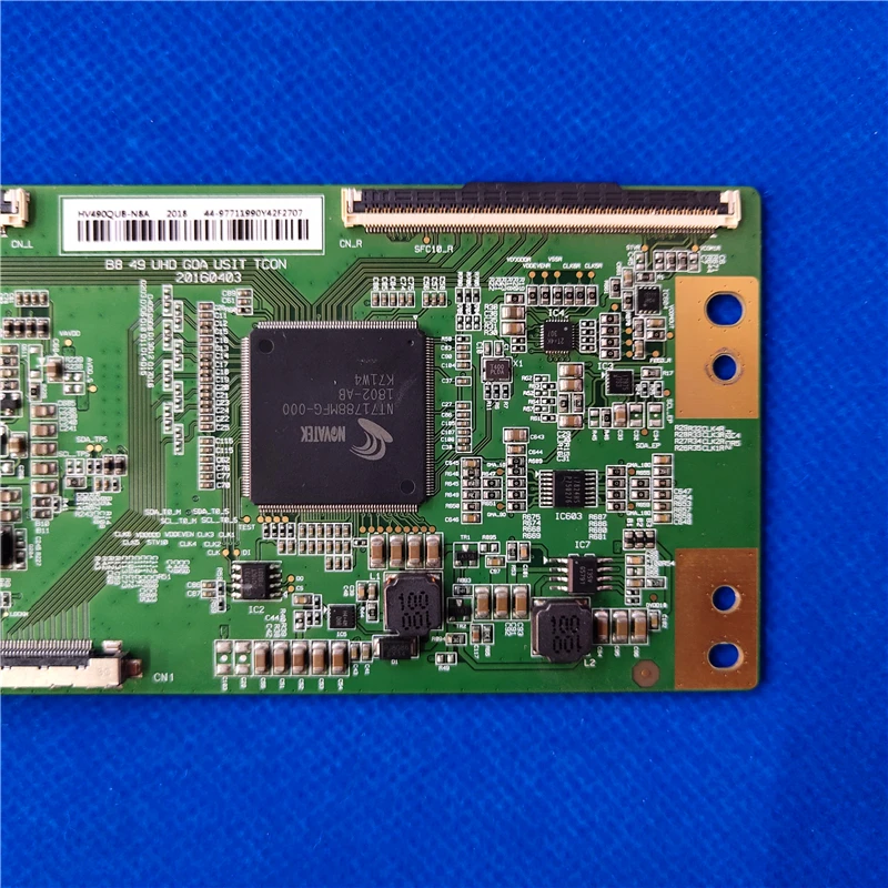 Imagem -05 - Bom Teste Hv490qub-n8a Placa Lógica b8 49 Uhd Goa Usit Tcon Lt49hw97u 49pus7803 12 49uf2500 T-con Placa Lux0149003 01 20230403