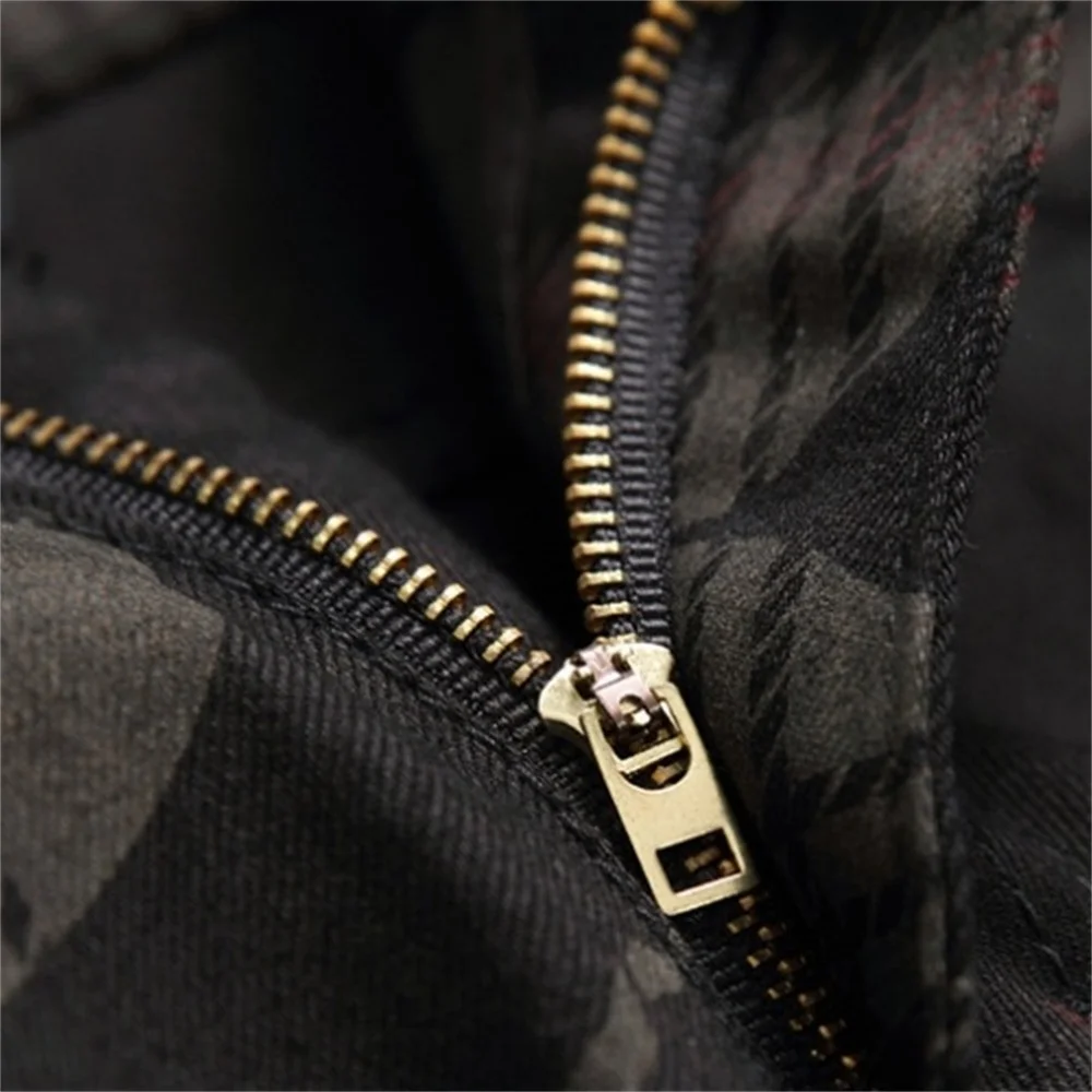 EH·MD® Digital 3D Printed Jeans Men's Black High Street Youth High-end Pure Cotton Zipper Stretch Personality Trousers 2020 New