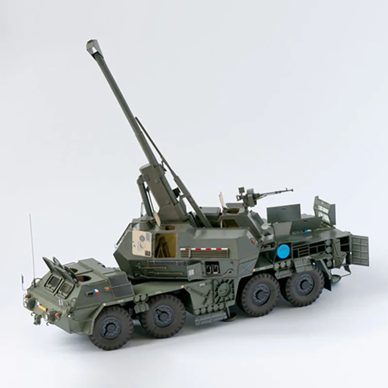 32cm Czechoslovakia SpGH Cannon Self-propelled Howitzer DIY 3D Paper Card Model Building Sets Construction Toys Military Model