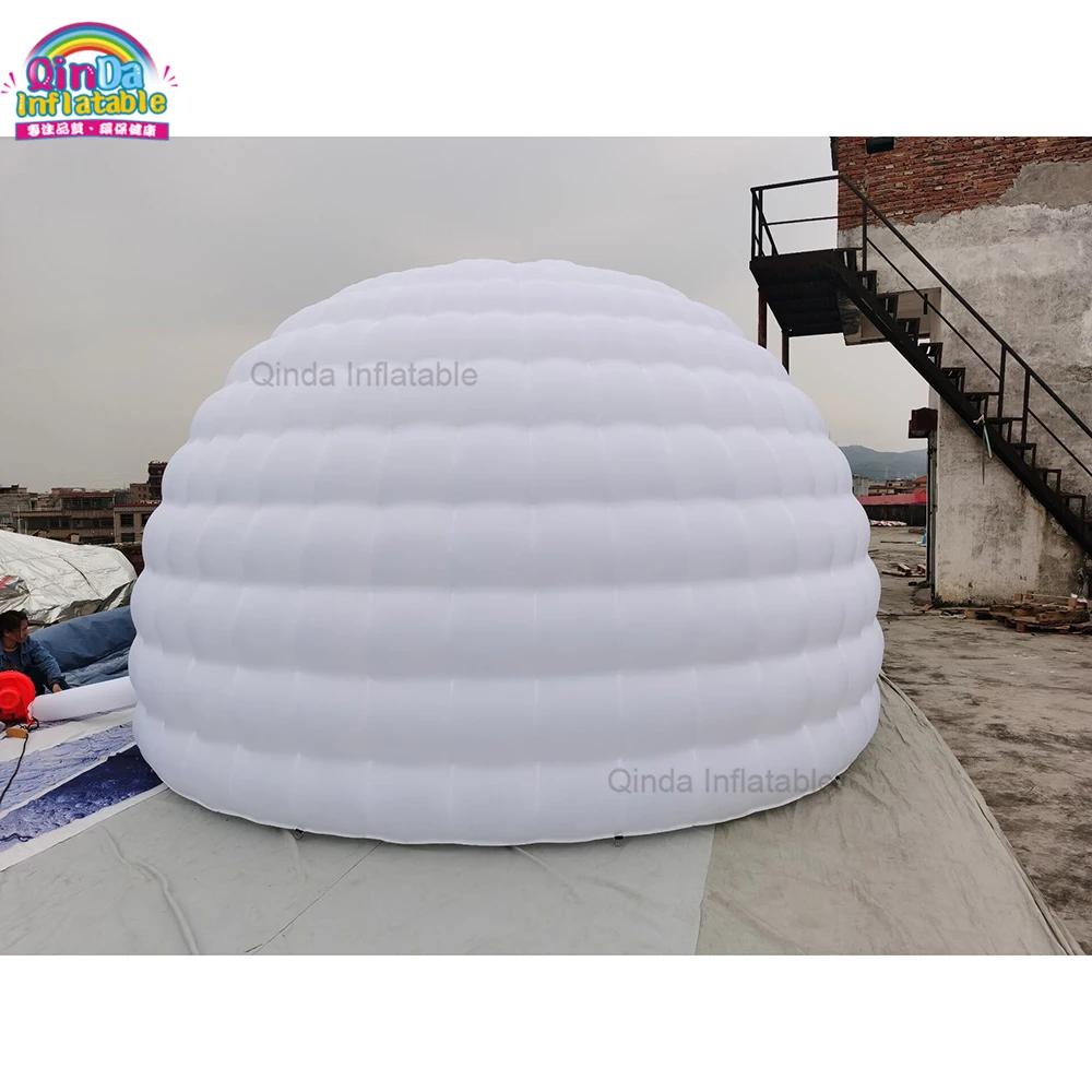 Tenda gonfiabile variopinta di evento del partito della casa della tenda della cupola del Led per l'annuncio pubblicitario