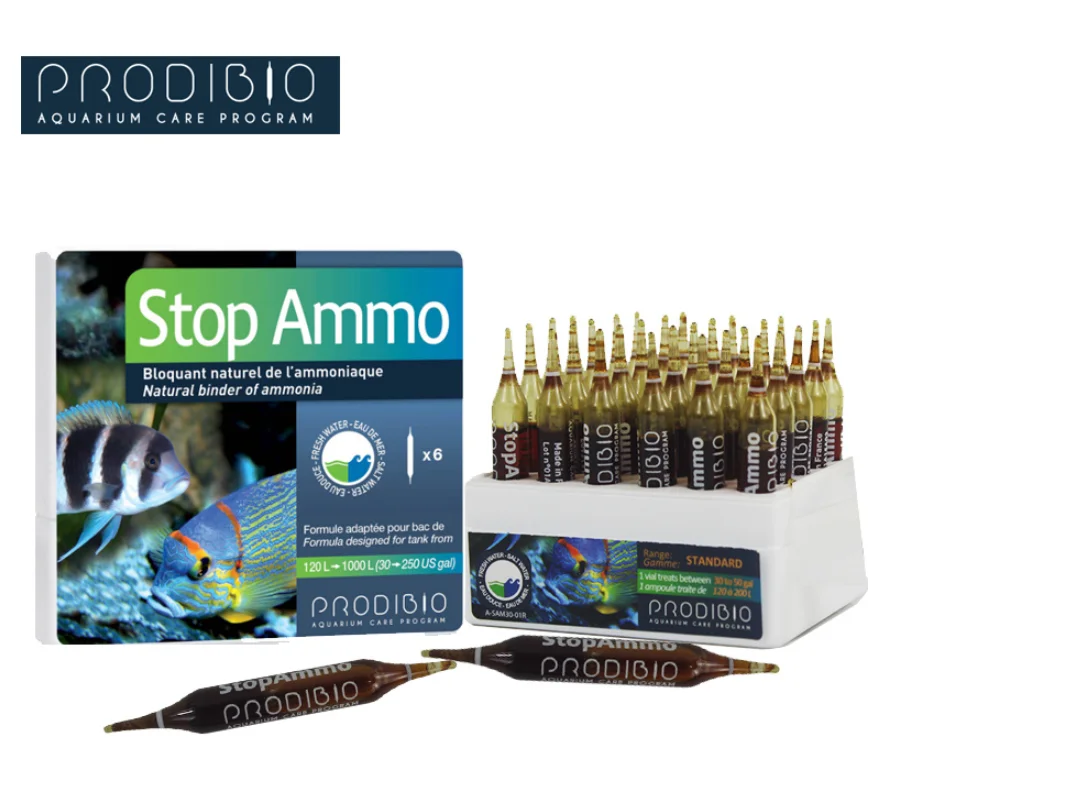 

PRODIBIO Stop Ammo Natural Blinder Of Ammonia Reduces The Production Of Nitrites In Aquariums