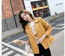 Genuine Free shipping,womens leather coat,loose style female sheepskin jacket,real Suede clothes.quality fashion leather