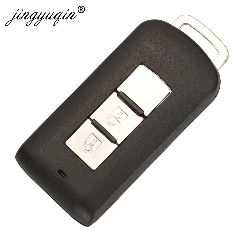 jingyuqin Smart Remote Key Fob 2BTN 433Mhz ID46 ID47 for Mitsubishi Lancer Outlander ASX G8D-644M-KEY-E / Montero L200 GHR-M004