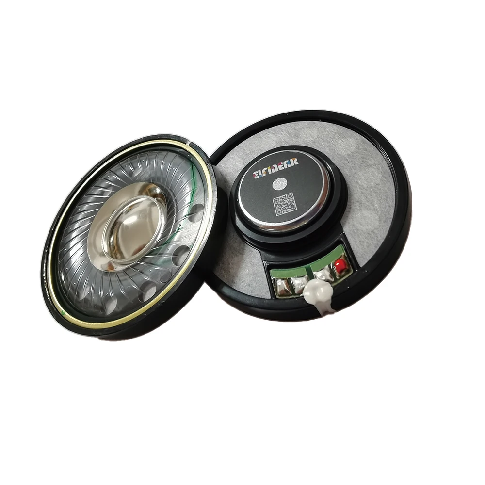 ELFINEAR جديد Arrial باس تعزيز 50 مللي متر التيتانيوم قبة سماعة الرأس وحدات سائق 1 زوج (2 قطعة)