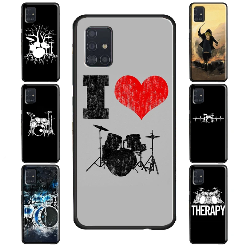 Drum Drummer Case For Samsung Galaxy S20 FE S22 S21 Ultra S8 S9 S10 Note 10 Plus S10e Note 20 Ultra