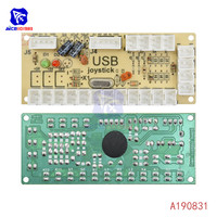 diymore Zero Delay USB Encoder PC to Joystick and Button Control USB Arcade Joystick Board Indicator for MAME