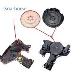 Soarhorse Oil Water Separator PCV Valve Repair Kit for VW Golf GTI MK5 MK6 Passat B6 CC Tiguan Eos A3 A4 A5 TT 06H 103 495 BEA