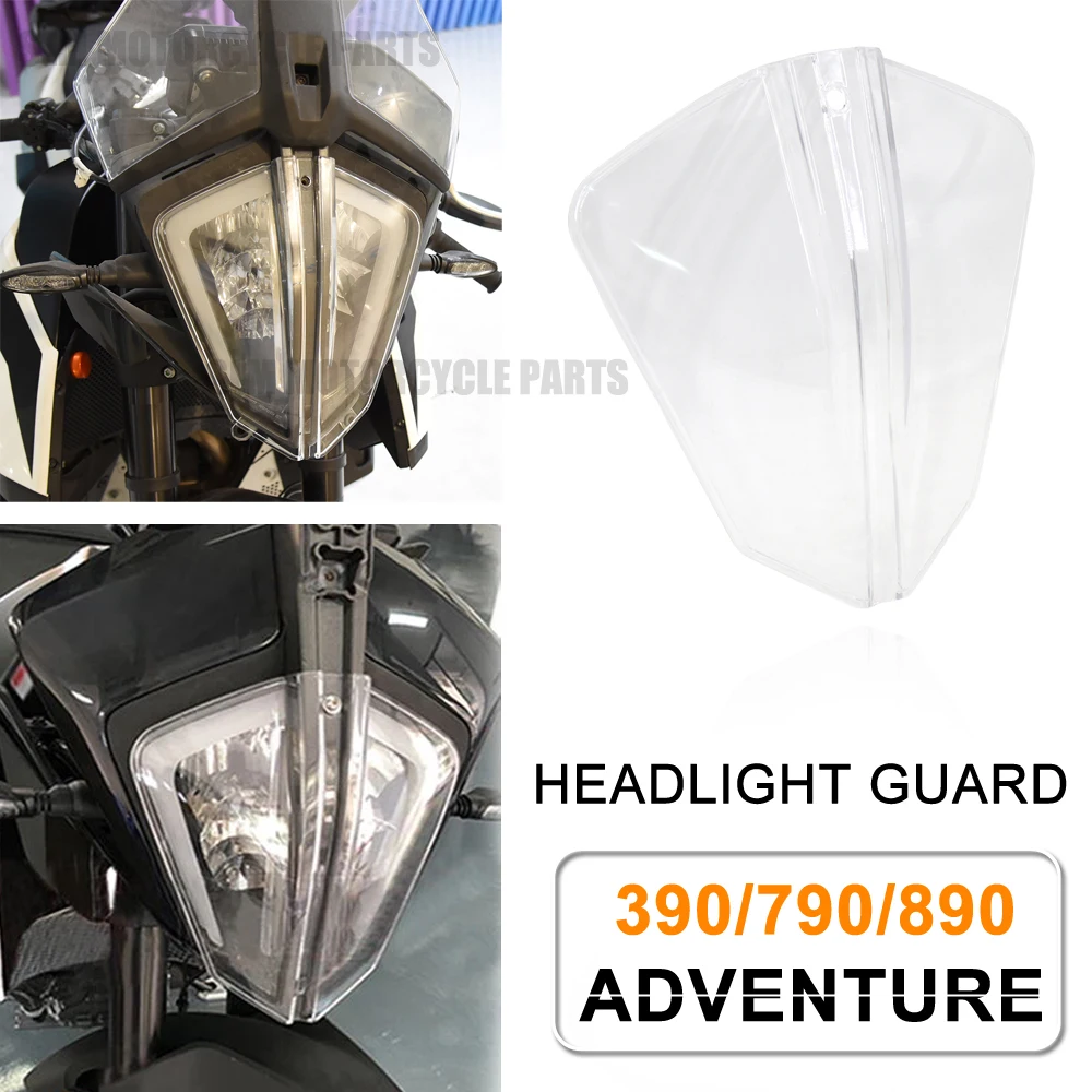 Motorcycle Protector Cover Protection Fit Headlight Guard For 390 ADVENTURE FOR 890 790 ADVENTURE S R 390 ADV 2023 2022 2021