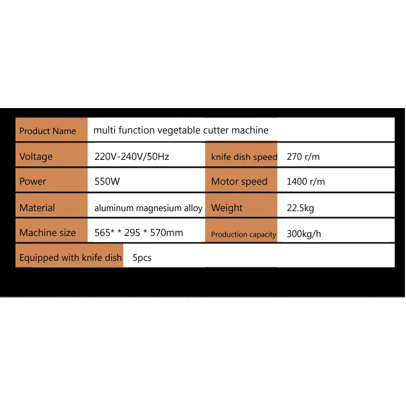 가정용 주방 상업용 야채 커터 다이 싱 기계 강판 슬라이서 용 550W 전기 야채 슬라이싱