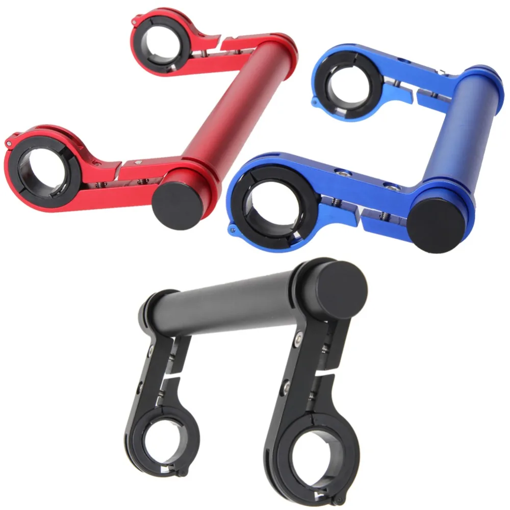 Motorcycle Aluminum Alloy Carbon Road Handlebar Integrated Aero Stem Flare Set Bar Extender Winding Mtb Bike Accessories