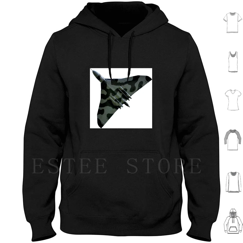 Avroe Vulcan Hoodie Long Sleeve Vulcan Bomber V Force Raf Airforce Xm Delta Wing Laptop Phone Hydro Cases Cool