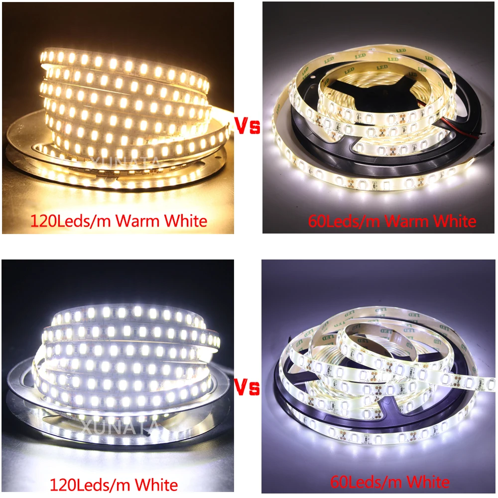 1m 2m 3m 4m 5m 50cm taśma Led DC12V SMD 5630 5730 listwa oświetleniowa Led 120 leds/m elastyczna wodoodporna taśma LED Light Warm White White