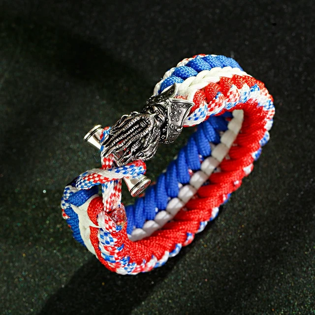 Paracord bracelet with beads deals