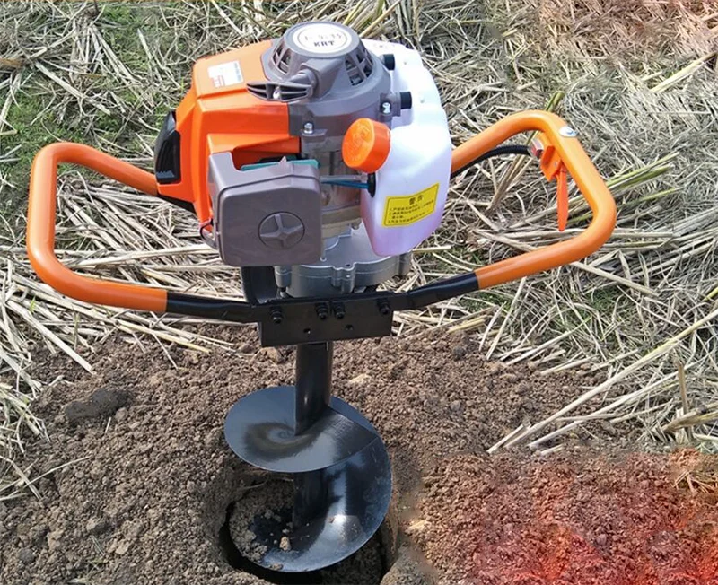 

Ground drilling and digging machine Gasoline Two-stroke Ground Hole drilling 98cc Planting/piling/fertilization Quick digging