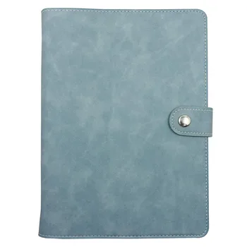 A5 Tamanho PU Couro Notebook Binder, recarregáveis 6 Round Ring Binder Capa para papel de enchimento A5, Personal Planner Binder