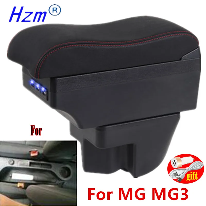 For MorrisGarages MG3 armrest box For MG MG3 car center console armrest modification accessories with USB