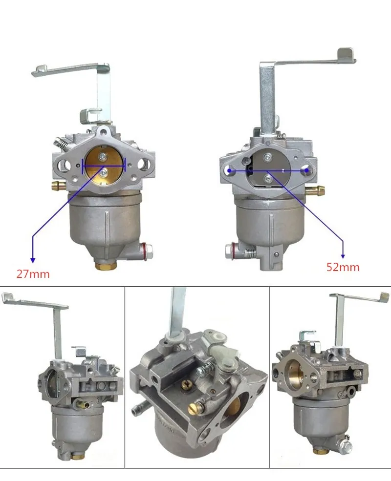 Imagem -02 - Motores Carb sem Solenóide para Yamaha Mz340 Mz360 Mx400 Mz300 4kw Ef4600 5200 Ef6600 Carburador Gerador Arruela 7rt1410130