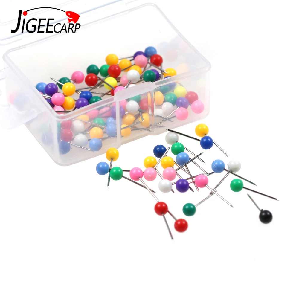 JIGEECARP 100PCS Carp Fishing Equipment Bait Boilies Needle Drill Baiting Needle Pellet for Fishing Hair Rigs Tools Accessories