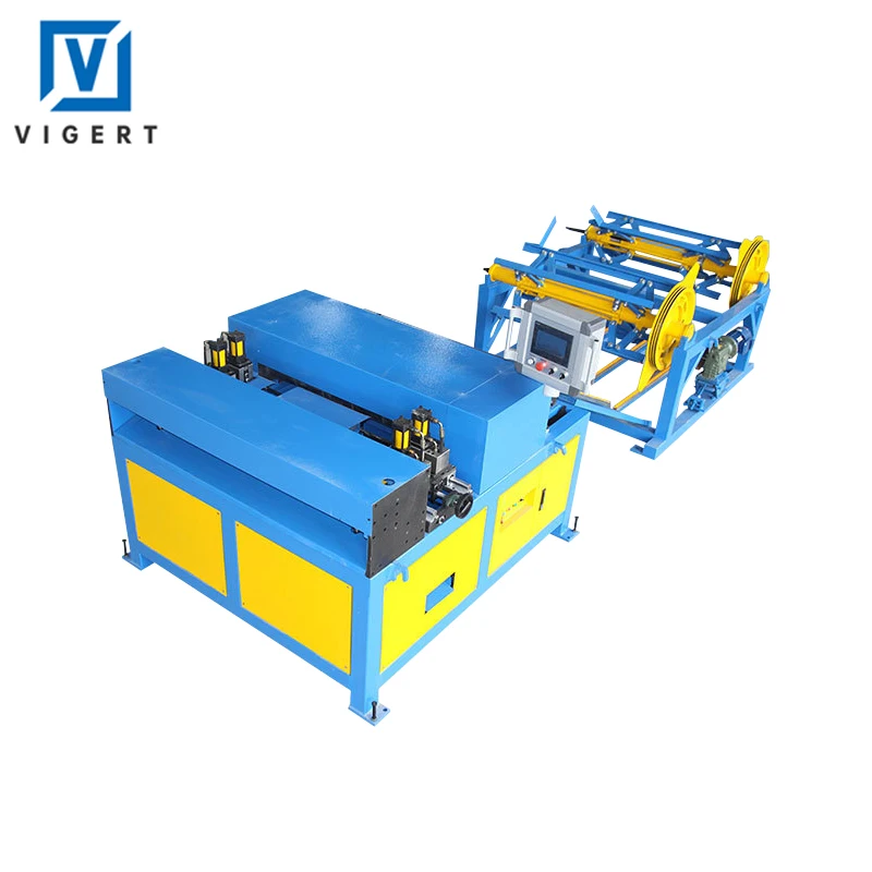 Ventilation auto duct metal sheet forming machine / Auto duct line 3 pipe forming machine for HVAC