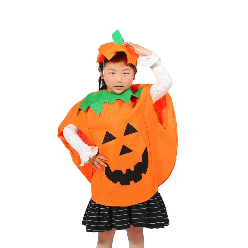 

Halloween Pumpkin Dress for Kids Adults Game Performance Costume Party Cosplay Clothing