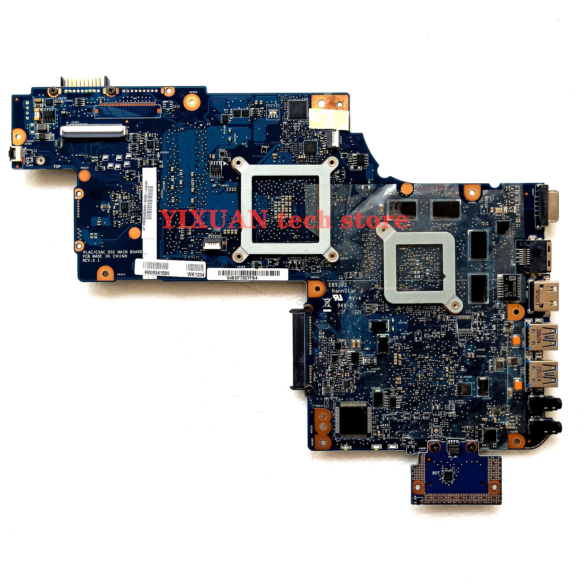 Imagem -02 - Placa-mãe do Portátil para Toshiba Satellite C870 L870d L875d C875d H000041580 H000043590 173 com Cartão Gráfico Teste Bom